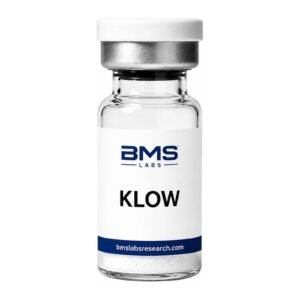 KLOW — GHK-Cu / TB-500 / BPC-157 / KPV Blend research peptide vial, 80mg × 10 vials