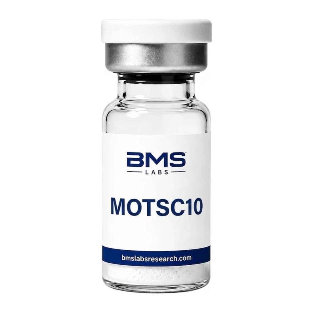 MOTS-c 10mg research peptide vial, 10mg × 10 vials