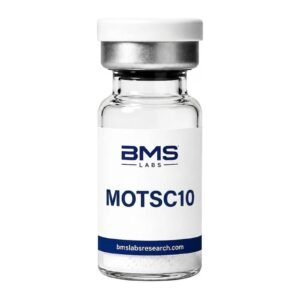 MOTS-c 10mg research peptide vial, 10mg × 10 vials