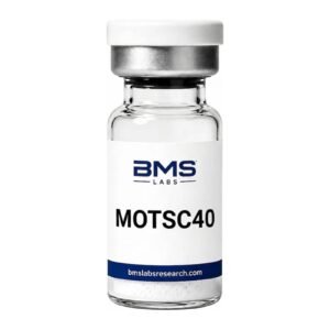 MOTS-c 40mg research peptide vial, 40mg × 10 vials